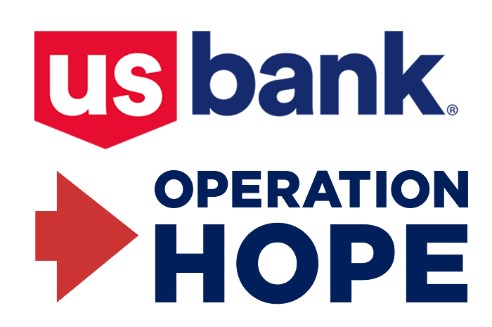 U.S. Bank logo and Operation HOPE logos