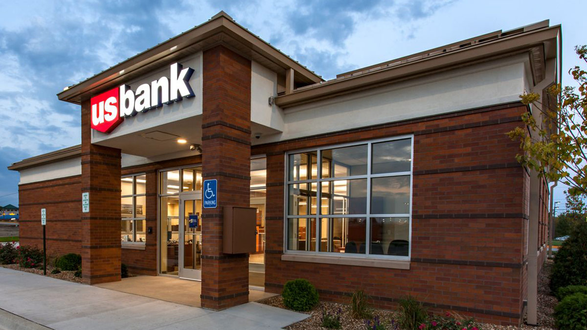 Exterior of a U.S. Bank branch.