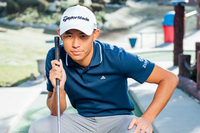 Pro golfer Collin Morikawa