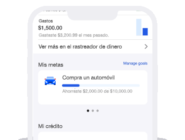 Consulta el progreso de tus metas en la aplicación móvil de U.S. Bank.