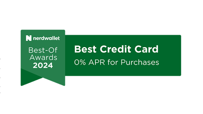 Nerdwallet's Best Credit Card Award 2024 logo