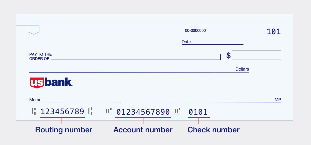 Where is the routing number on a check?