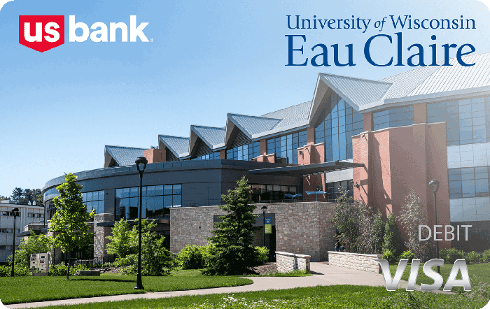 Image of the University of Wisconsin Eau Claire card