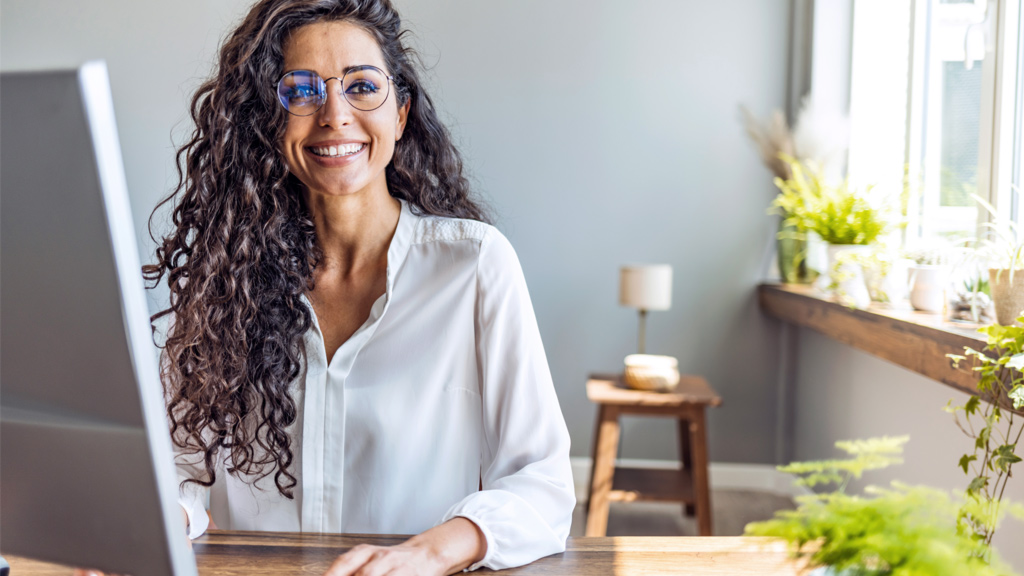 Woman working in office